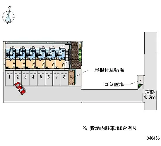 ★手数料０円★愛甲郡愛川町中津　月極駐車場（LP）